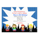 Superhero Birthday Party Invitations