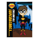 Superhero Boy Party Invite