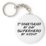 Superhero by Night - 3rd Grade keychains