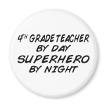 Superhero by Night - 4th Grade magnets