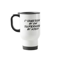 Superhero by Night - 5th Grade Coffee Mug