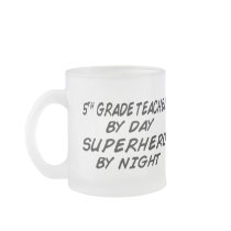 Superhero by Night - 5th Grade Mug
