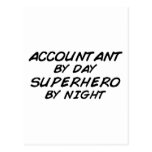 Superhero by Night - Accountant Post Cards