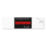 Superhero Civil Engineer bumper stickers