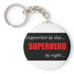 Superhero Copywriter Keychain