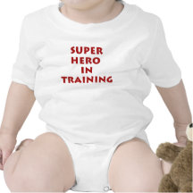 Superhero in training rompers