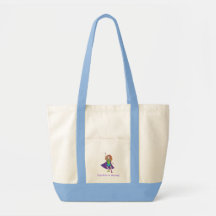 Superhero in training tote canvas bags