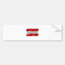Superhero...Lawyer Bumper Sticker