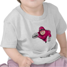 superhero male running punching cartoon tshirts