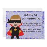 Superhero Party Invitation