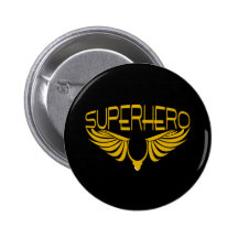 Superhero Pinback Button