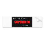Superhero Pipe Fitter bumper stickers