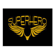 Superhero Post Card