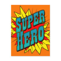 SuperHero Postcard