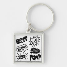 Superhero Sounds Keychain