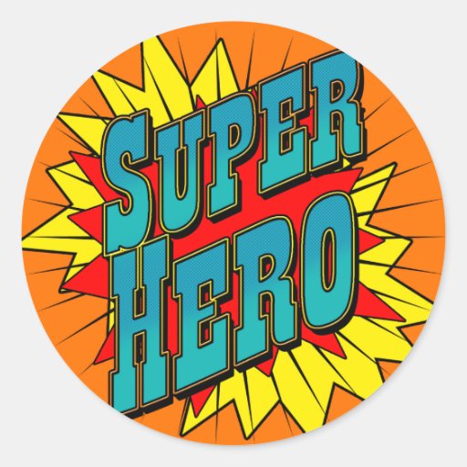 SuperHero Sticker