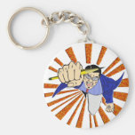 Superhero with Pencil Key Chains