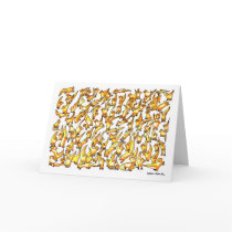 Superlambanana Blank Greeting Card