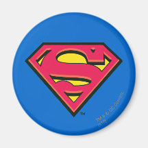 Superman Classic Logo Refrigerator Magnets