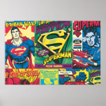 Superman Comic Panels posters