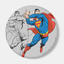 Superman Comic Panels Refrigerator Magnets