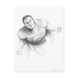 Superman Drawing postcards