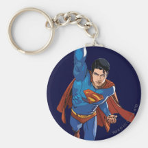 Superman Flying Forward Keychain