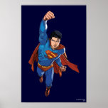Superman Flying Forward posters
