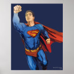 Superman Flying Left posters