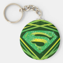 Superman Green Decorative Logo Key Chains