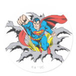 Superman Tears Thru stickers