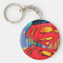 Superman Urban Spraypaint Key Chain
