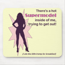 Supermodel Mouse Pad