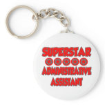 Superstar Administrative Assistant Keychain