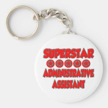 Superstar Administrative Assistant Keychain