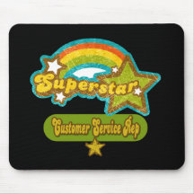 Superstar Customer Service Rep Mouse Mats