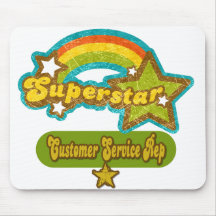 Superstar Customer Service Rep Mousepad