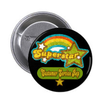 Superstar Customer Service Rep Pin
