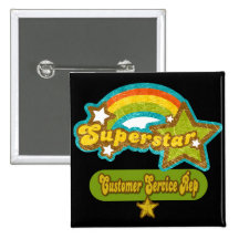 Superstar Customer Service Rep Pins