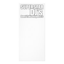 Superstar DJ Personalized Rack Card