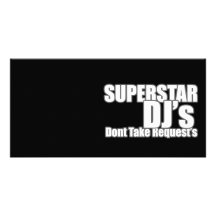 Superstar DJ Photo Card