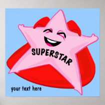 superstar humourous poster!