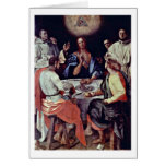 Supper At Emmaus By Jacopo Pontormo cards