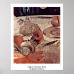 Supper At Emmaus Detail By Jacopo Pontormo posters