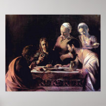 Supper at Emmaus (Milan) Print