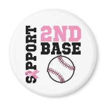 Support 2nd Base Sporty Breast Cancer