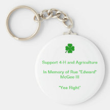 Support 4-H and Ag Edward McGee keychain