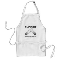 Support American Sign Language (front) (7) Apron