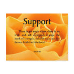 Support and Strength postcards