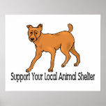 Support Animal Shelters Poster